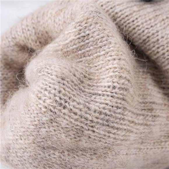 Women BlackWinter Leather Warm Touchscreen Driving Texting Cashmere Lined Gloves - Picture 4 of 8